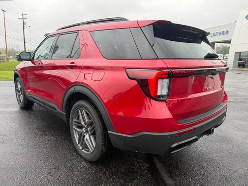 Rapid Red Metallic Tinted Clearcoat 2026 Ford Explorer ST-Line
