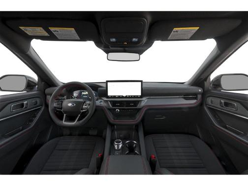 Star White Metallic Tri-Coat 2027 Ford Explorer ST-Line