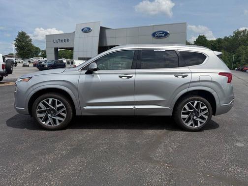 Shimmering Silver Pearl 2022 Hyundai SANTA FE Ultimate Calligraphy