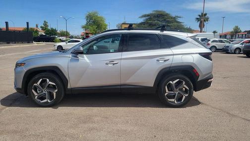 Shimmering Silver 2024 Hyundai TUCSON Hybrid Limited