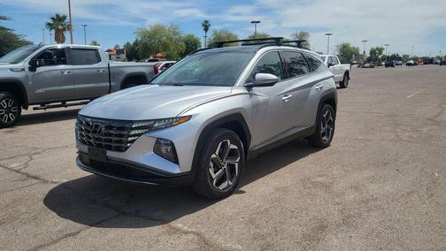 Shimmering Silver 2024 Hyundai TUCSON Hybrid Limited