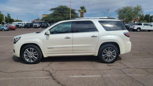 White Diamond Tricoat 2014 GMC Acadia Denali