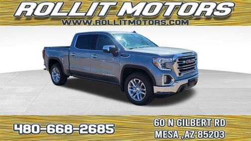 Satin Steel Metallic 2021 GMC Sierra 1500 SLT