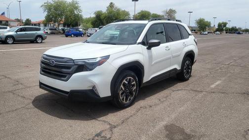 Crystal White Pearl 2025 Subaru Forester Premium