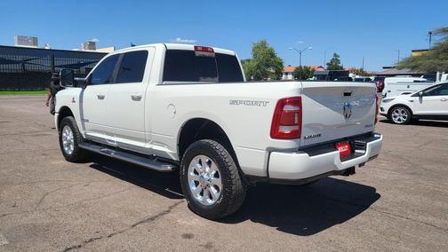 Pearl White 2024 RAM 3500 Laramie Crew Cab 4x4 6'4' Box