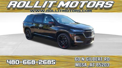 Mosaic Black Metallic 2022 Chevrolet Traverse Premier