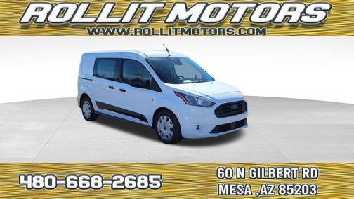Frozen White 2022 Ford Transit Connect XLT