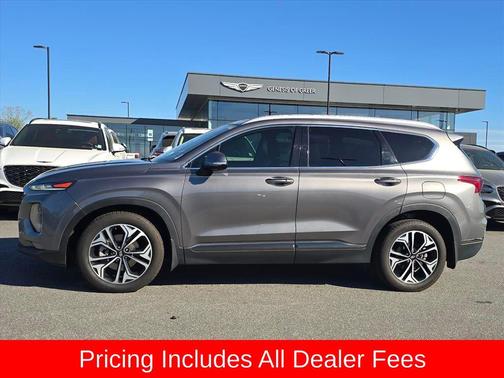Machine Gray 2020 Hyundai SANTA FE 2.0T Limited