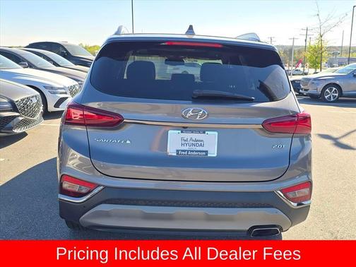 Machine Gray 2020 Hyundai SANTA FE 2.0T Limited