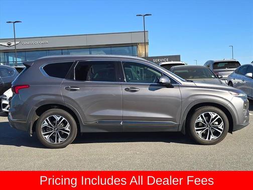 Machine Gray 2020 Hyundai SANTA FE 2.0T Limited
