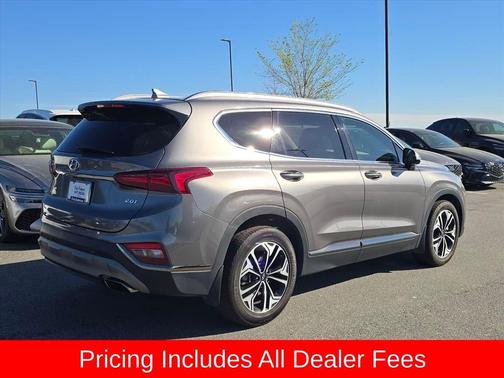 Machine Gray 2020 Hyundai SANTA FE 2.0T Limited