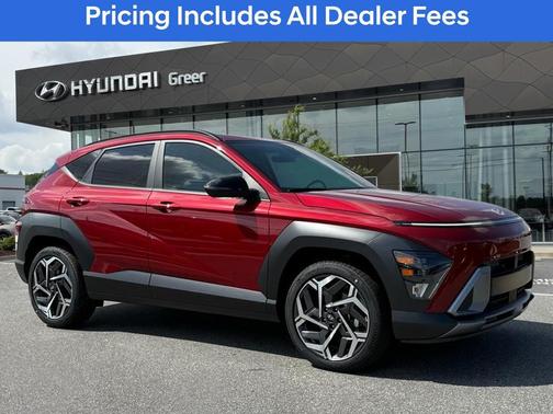 Red Metallic 2026 Hyundai KONA SEL Premium