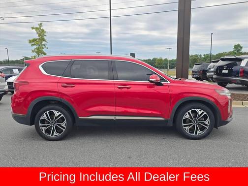 Calypso Red 2020 Hyundai SANTA FE 2.0T Limited