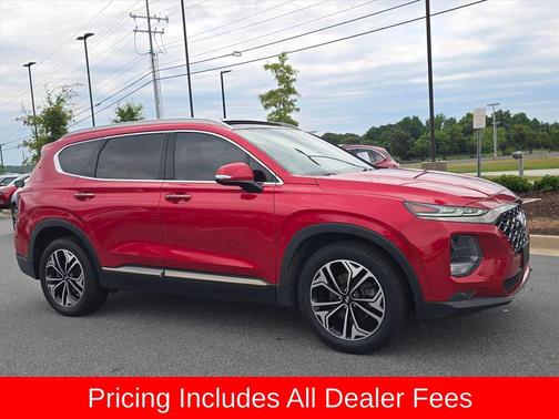 Calypso Red 2020 Hyundai SANTA FE 2.0T Limited