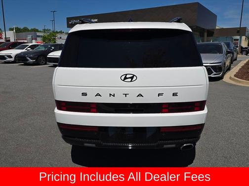 White 2025 Hyundai SANTA FE Calligraphy