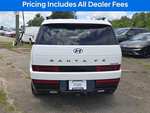 White 2026 Hyundai SANTA FE HEV Calligraphy