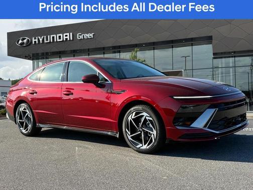 Red 2026 Hyundai SONATA SEL Sport