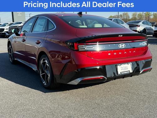 Red 2026 Hyundai SONATA SEL Sport
