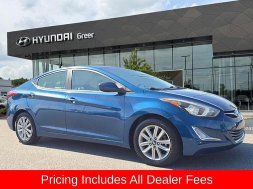 Windy Sea Blue 2014 Hyundai ELANTRA SE