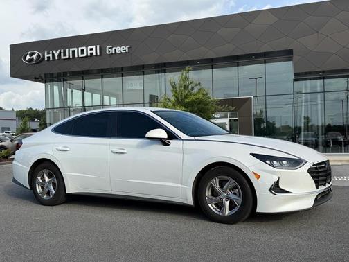Quartz White 2021 Hyundai SONATA SE
