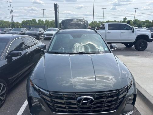 Amazon Gray 2023 Hyundai TUCSON Limited