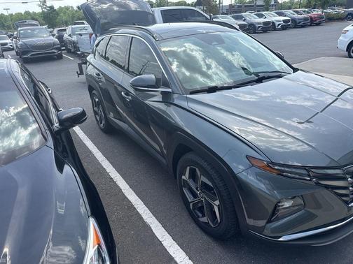 Amazon Gray 2023 Hyundai TUCSON Limited