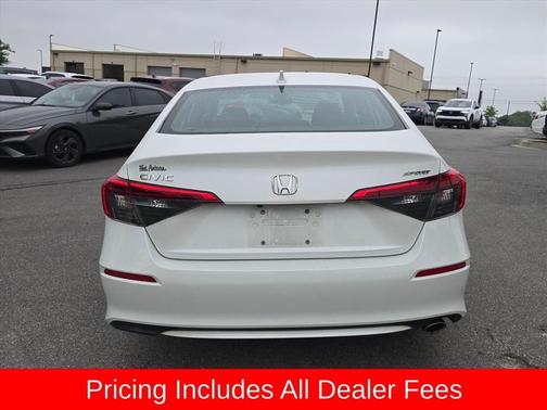 Platinum White Pearl 2022 Honda Civic Sport