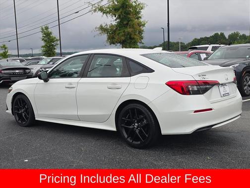 Platinum White Pearl 2022 Honda Civic Sport