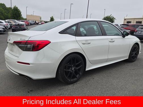 Platinum White Pearl 2022 Honda Civic Sport