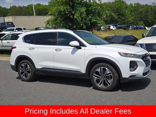 Quartz White 2020 Hyundai SANTA FE 2.0T Limited