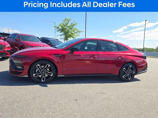 Red 2026 Hyundai SONATA N Line