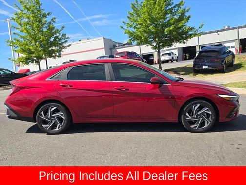 Red Metallic 2025 Hyundai ELANTRA HEV Limited