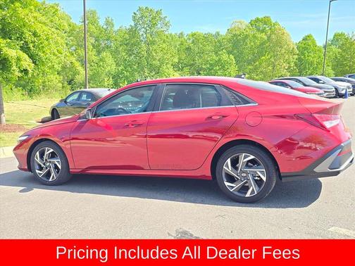 Red Metallic 2025 Hyundai ELANTRA HEV Limited