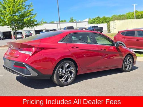 Red Metallic 2025 Hyundai ELANTRA HEV Limited