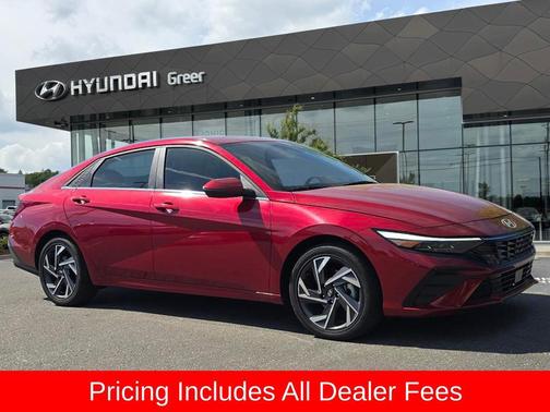 Red Metallic 2025 Hyundai ELANTRA HEV Limited