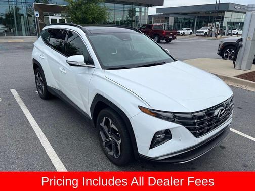 White Pearl 2024 Hyundai TUCSON Hybrid Limited