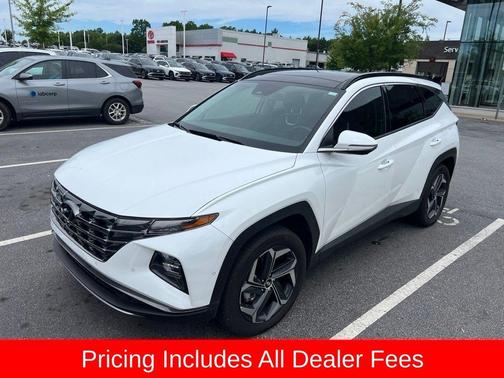White Pearl 2024 Hyundai TUCSON Hybrid Limited