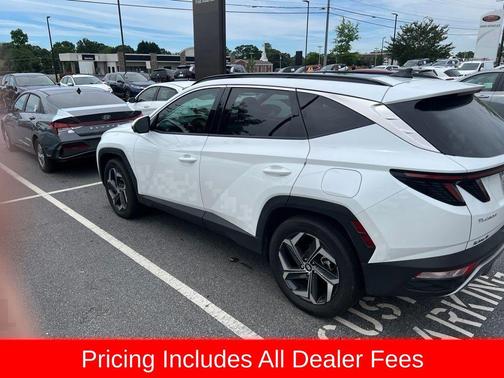 White Pearl 2024 Hyundai TUCSON Hybrid Limited