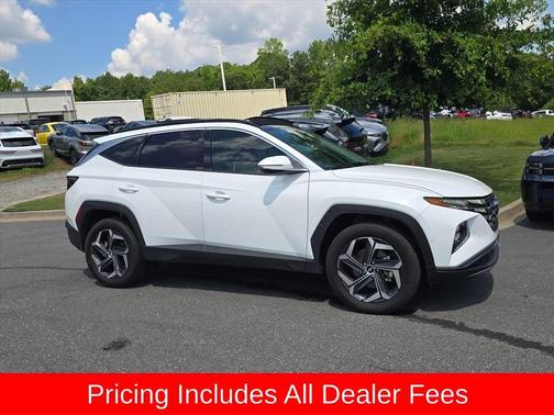 White Pearl 2024 Hyundai TUCSON Hybrid Limited