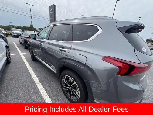 Machine Gray 2019 Hyundai SANTA FE Ultimate