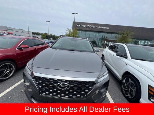 Machine Gray 2019 Hyundai SANTA FE Ultimate