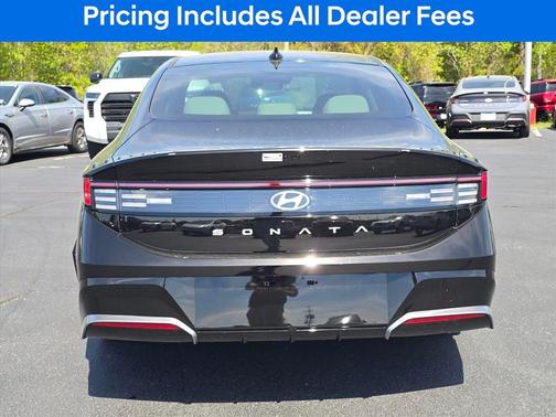 Black 2026 Hyundai SONATA SEL Sport