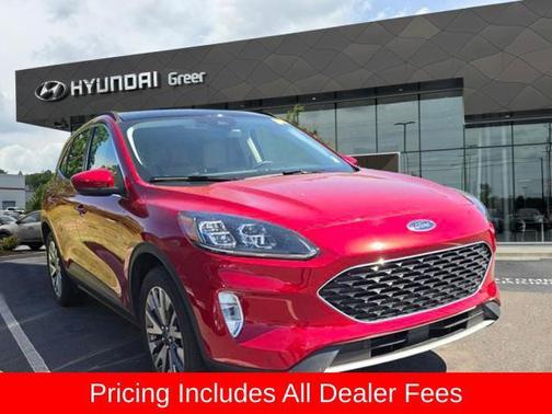 Red Metallic 2022 Ford Escape Titanium