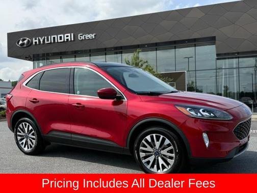 Red Metallic 2022 Ford Escape Titanium