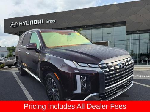 Burgundy 2024 Hyundai PALISADE Calligraphy