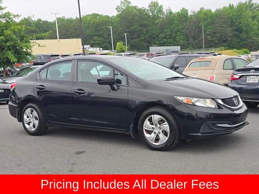 Crystal Black Pearl 2014 Honda Civic LX