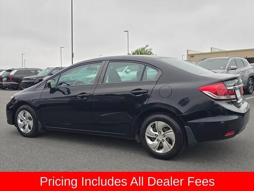 Crystal Black Pearl 2014 Honda Civic LX