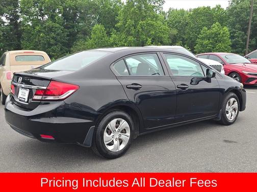 Crystal Black Pearl 2014 Honda Civic LX