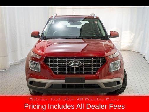 Red 2024 Hyundai VENUE Limited