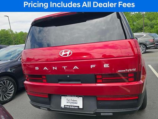 Red 2026 Hyundai SANTA FE HEV SEL